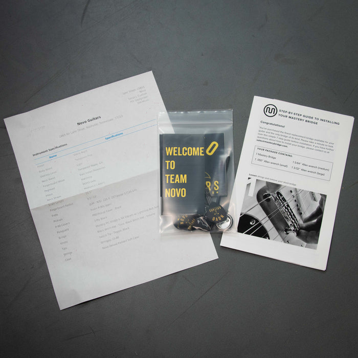 Novo Serus J Light Distress Electric Guitar - Starry Night