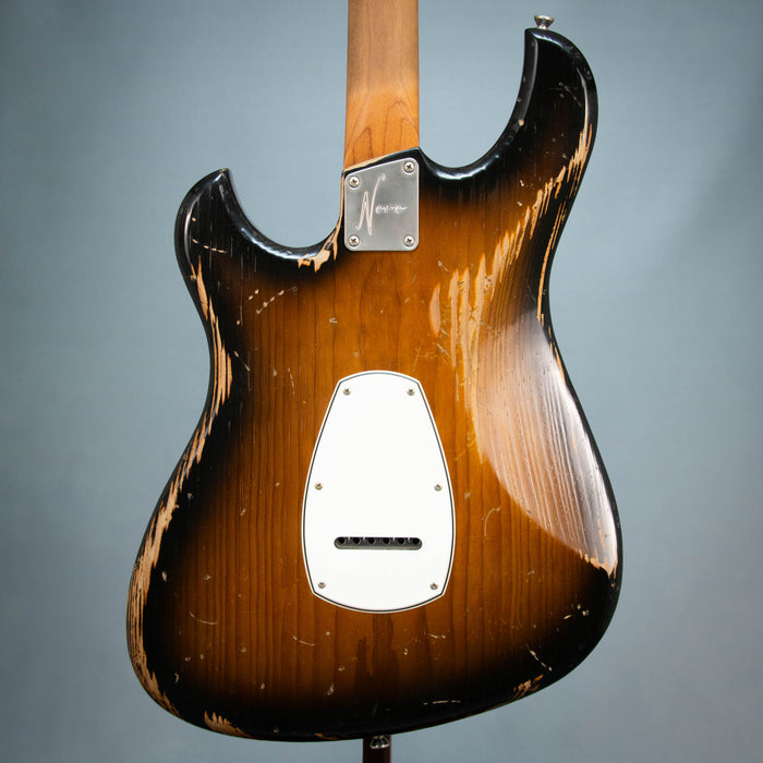 Novo Idris S3 Medium Distress Electric Guitar - 2-Tone Burst