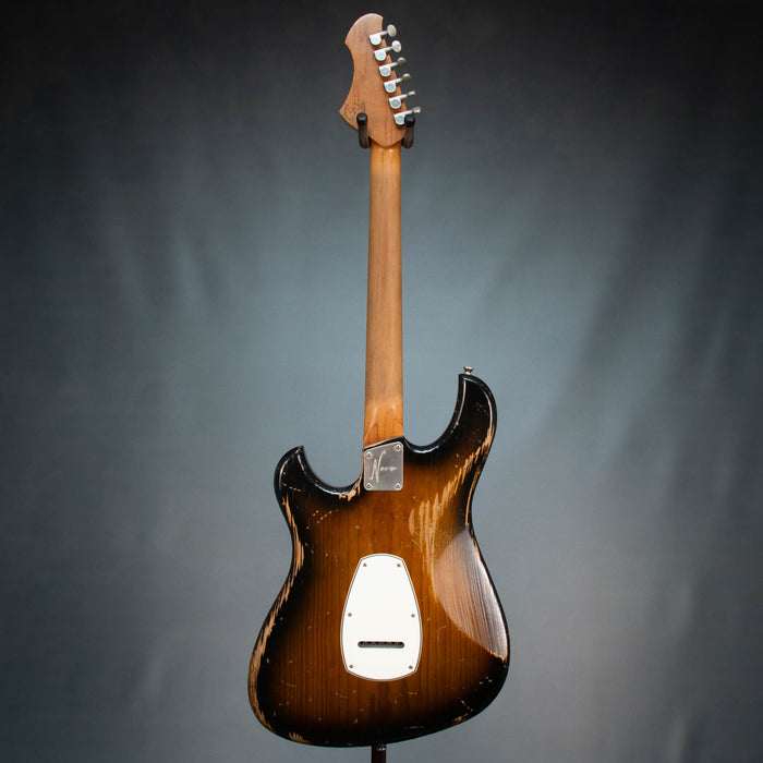Novo Idris S3 Medium Distress Electric Guitar - 2-Tone Burst