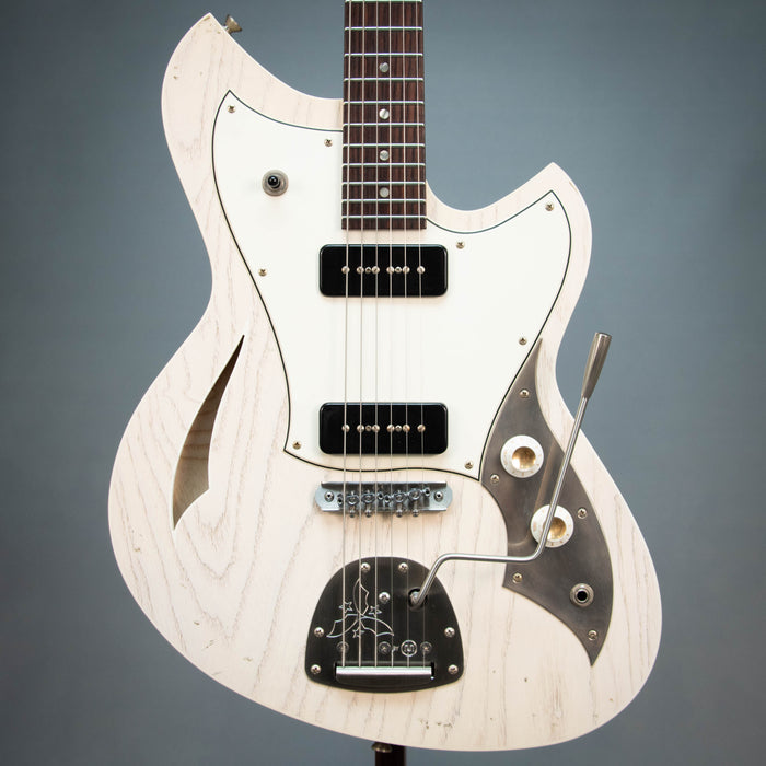 Novo Miris J Light Distress 8134 Electric Guitar - Mary Kaye White