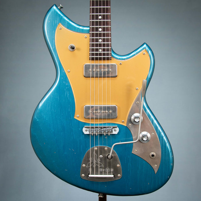 Novo Serus J Light Distress Electric Guitar - Lake Placid Blue