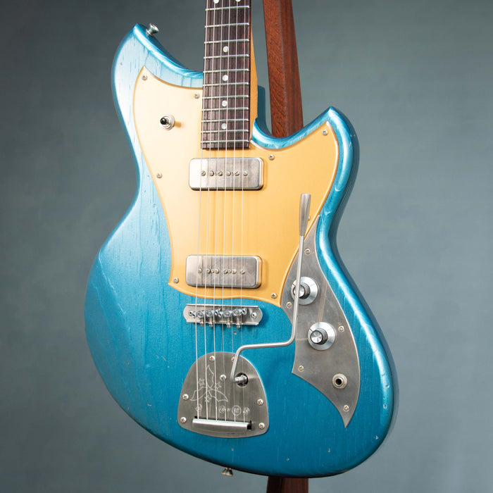 Novo Serus J Light Distress Electric Guitar - Lake Placid Blue