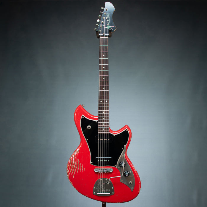 Novo Serus J Medium Distress Electric Guitar - Dakota Red
