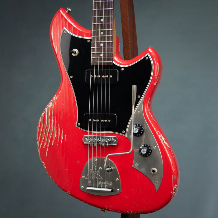 Novo Serus J Medium Distress Electric Guitar - Dakota Red