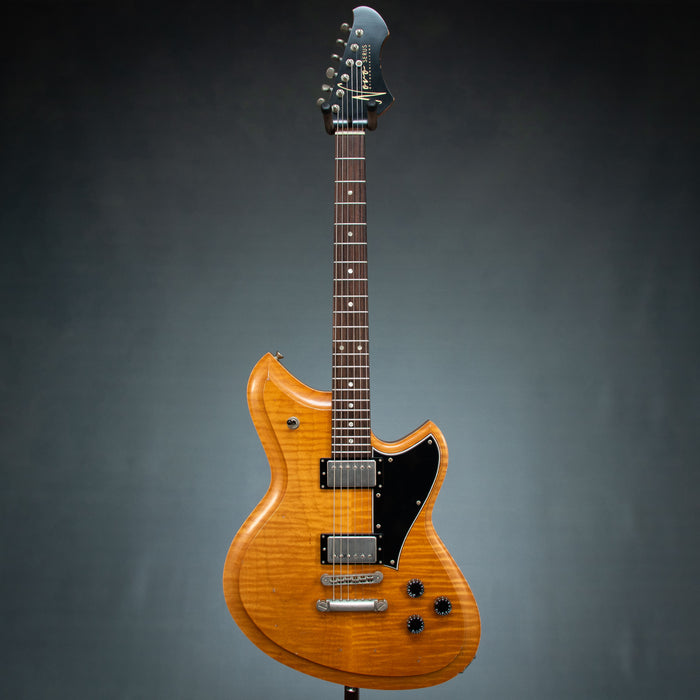 Novo Chambered Serus HH Light Distress Electric Guitar - Amber - Spec Sheet: 9067