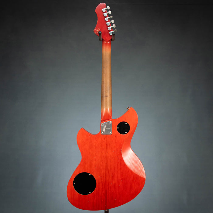 Novo Chambered Serus HH Light Distress Electric Guitar - Faded Tea Burst - Spec Sheet: 9048