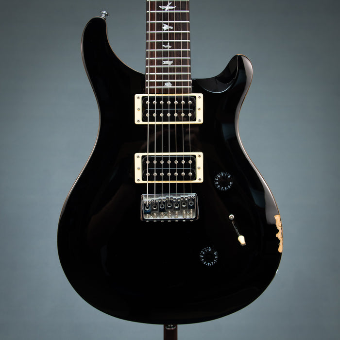 PRS SE Custom 24 7-String Electric Guitar w/Bag - Black - Preowned