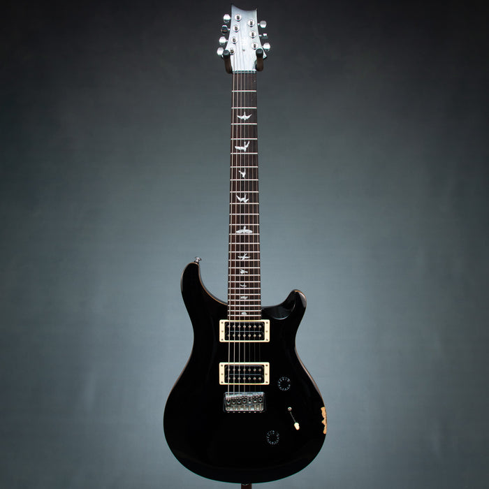 PRS SE Custom 24 7-String Electric Guitar w/Bag - Black - Preowned