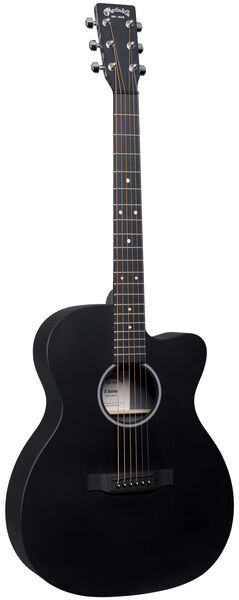 Martin OMC-X1E X Series Orchestra Model Acoustic Electric Guitar - Black