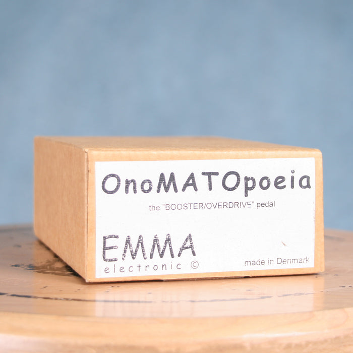 Emma Electronic OnoMATOpoeia booster/overdrive effects pedal w/box - Preowned