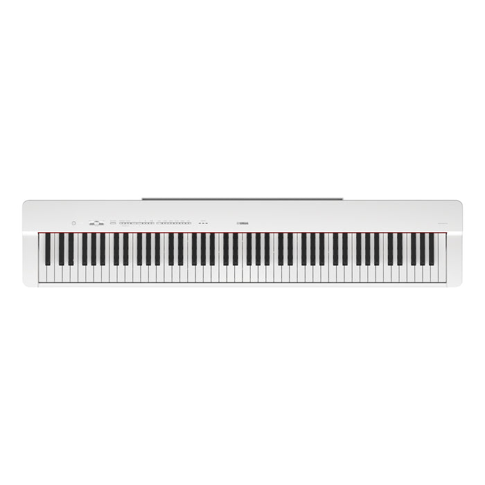 Yamaha P-225WH Portable Digital Piano Pack With Stand Pedals and Stool - White