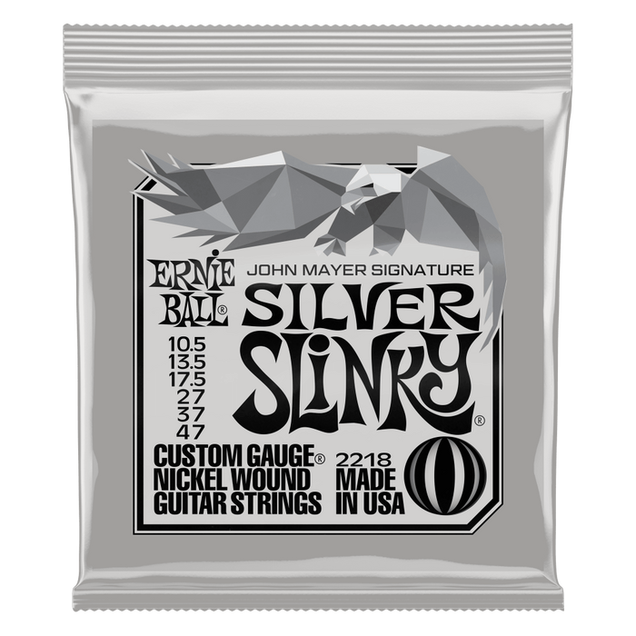 John Mayer Silver Slinky 10.5-47 Nickel Wound Electric Guitar Strings - Clearance