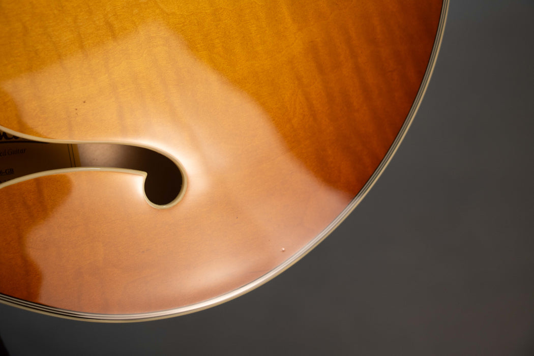 Eastman T486 Thinline Electric Guitar w/Case - Goldburst - Preowned