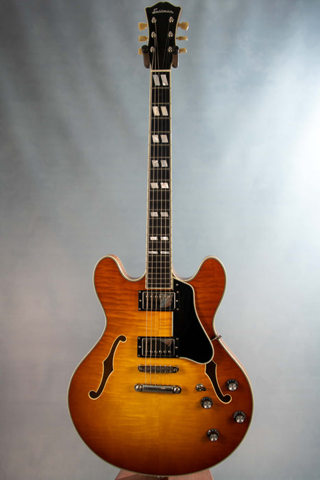 Eastman T486 Thinline Electric Guitar w/Case - Goldburst - Preowned