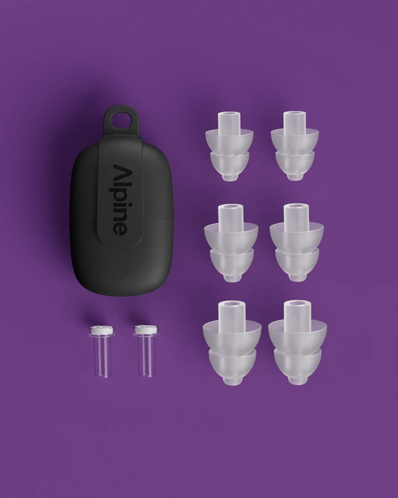 Alpine PartyPlug Pro Ear Plugs - Transparent