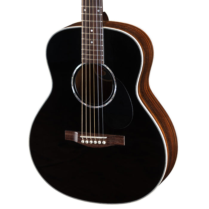 Eastman PCH2-TG-BK Travel Acoustic Guitar - Black