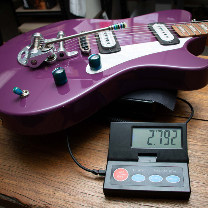 Powers Electric A-Type FF42 CamTail Electric Guitar - Aubergine - A517