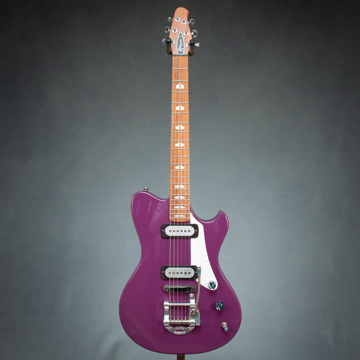 Powers Electric A-Type FF42 CamTail Electric Guitar - Aubergine - A517