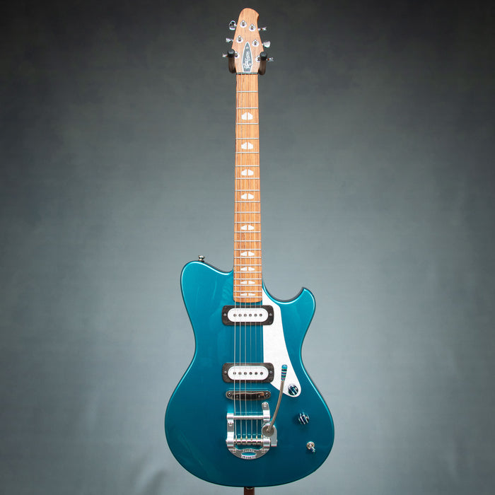 Powers Electric A-Type PF42 CamTail Electric Guitar - Turquoise Metallic - A550