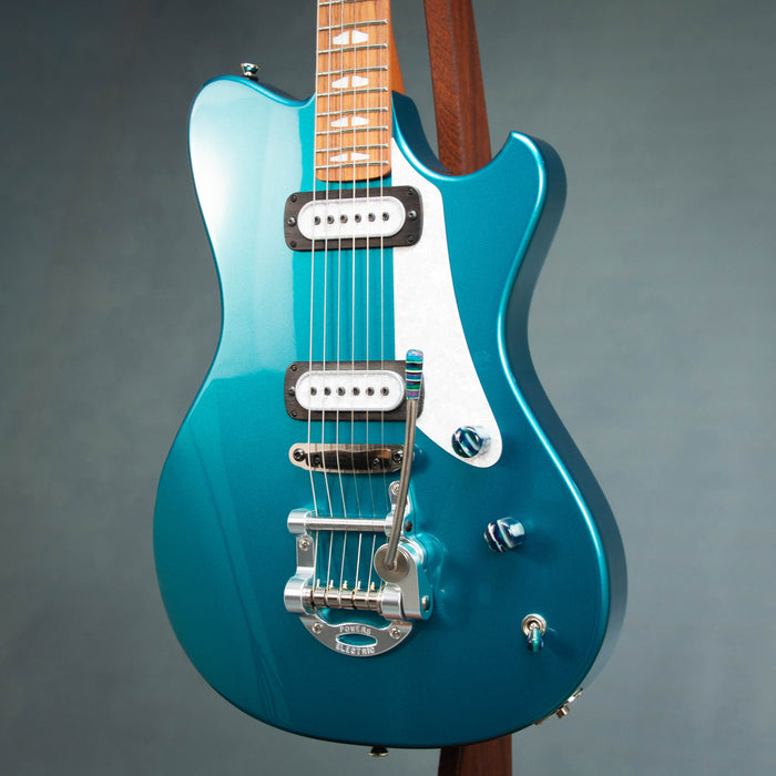 Powers Electric A-Type PF42 CamTail Electric Guitar - Turquoise Metallic - A550