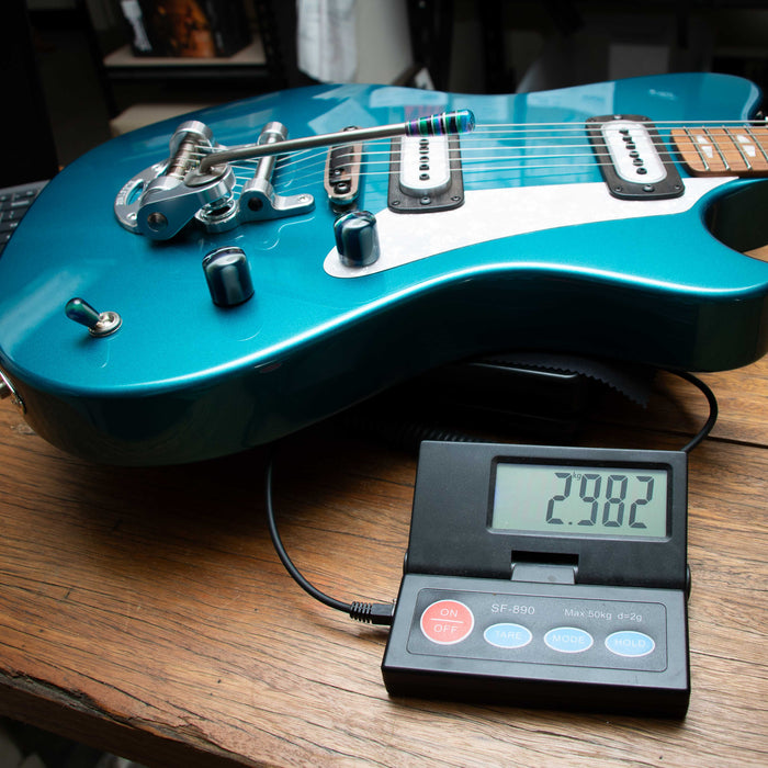 Powers Electric A-Type PF42 CamTail Electric Guitar - Turquoise Metallic - A550