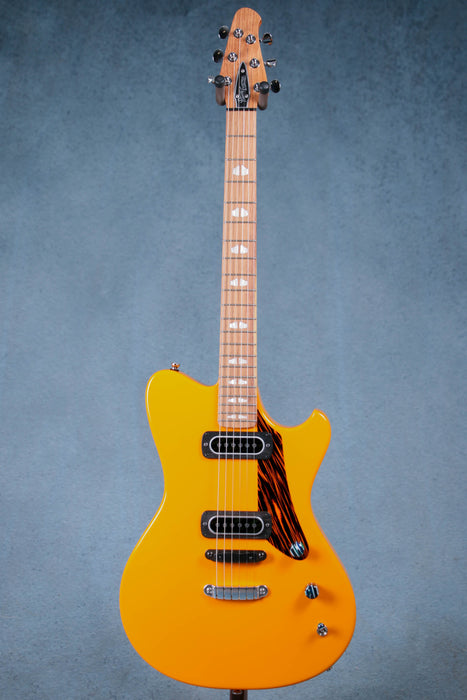 Powers Electric A-Type PF42 Hard Tail Electric Guitar - Signal Yellow - A563