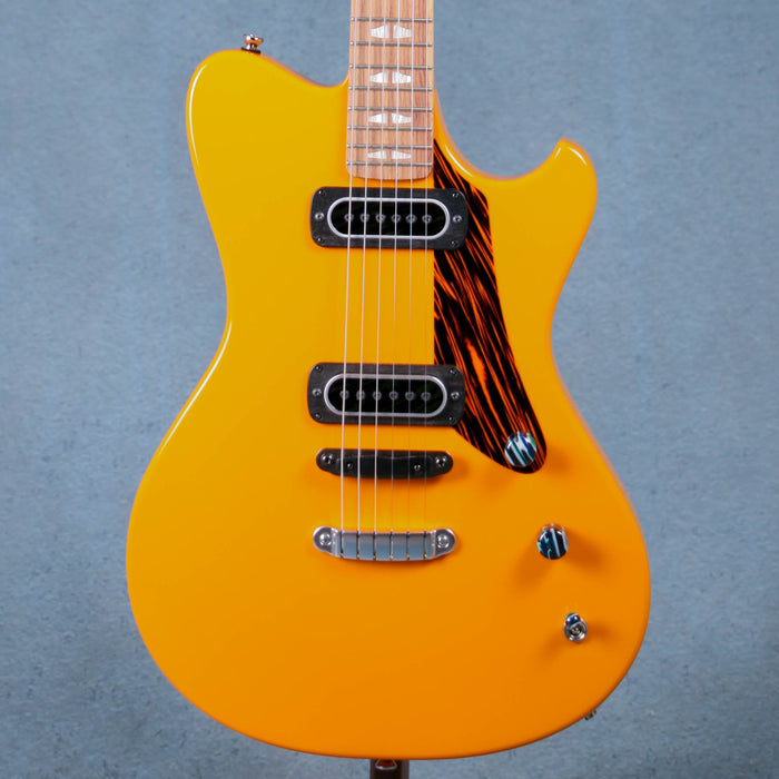 Powers Electric A-Type PF42 Hard Tail Electric Guitar - Signal Yellow - A563