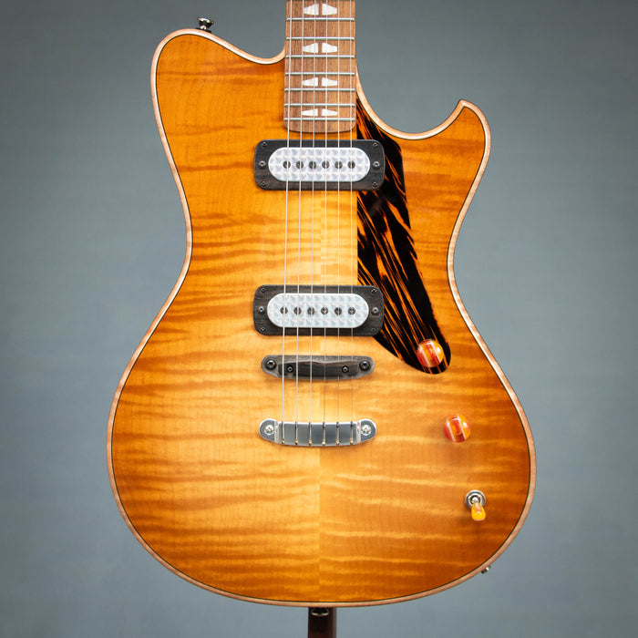 Powers Electric A-Type Select Maple FF42 Hard Tail Electric Guitar - Wild Honey Burst - A573