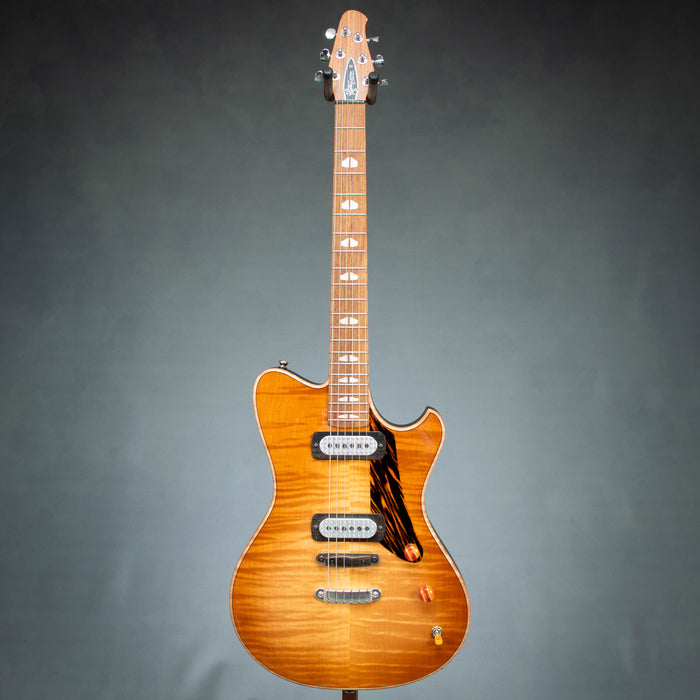 Powers Electric A-Type Select Maple FF42 Hard Tail Electric Guitar - Wild Honey Burst - A573