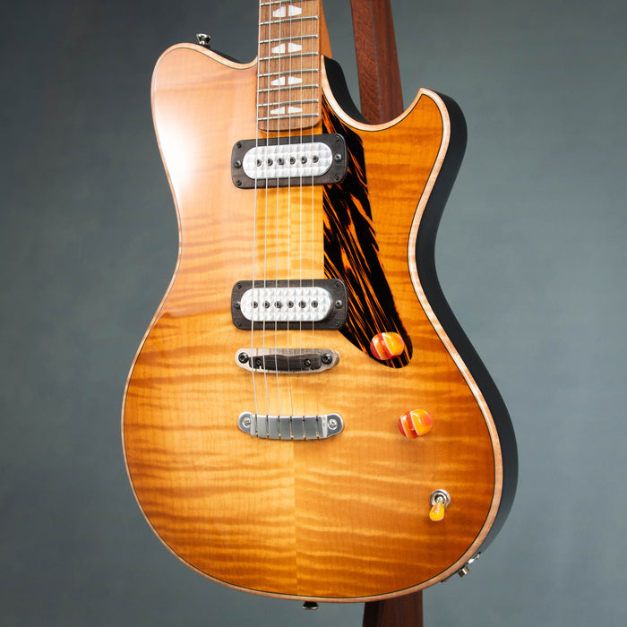 Powers Electric A-Type Select Maple FF42 Hard Tail Electric Guitar - Wild Honey Burst - A573