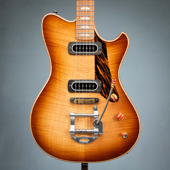 Powers Electric A-Type Select Maple PF42 CamTail w/Bag - Solana Sunset - Preowned