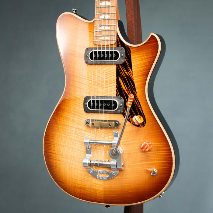 Powers Electric A-Type Select Maple PF42 CamTail w/Bag - Solana Sunset - Preowned