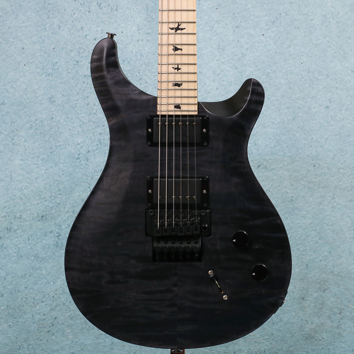 PRS DW CE 24 Floyd Dustie Waring Signature Electric Guitar - Grey Black - Stained Binding - 0388022