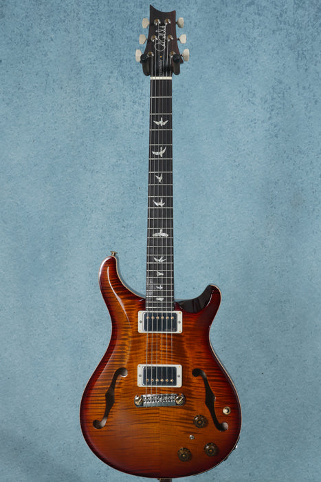 PRS Hollowbody II Piezo - 10 Top and Back - Dark Cherry Burst - 0398781