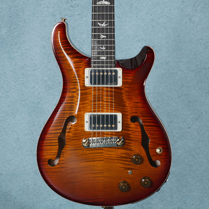 PRS Hollowbody II Piezo - 10 Top and Back - Dark Cherry Burst - 0398781