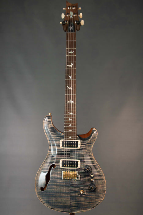 PRS 40th Anniversary Custom 24-08 Limited Edition Semi Hollow Electric Guitar - Faded Whale Blue - 0410665