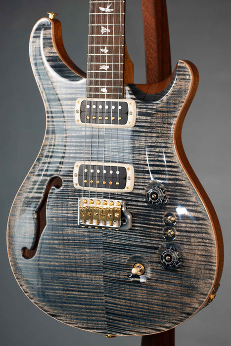 PRS 40th Anniversary Custom 24-08 Limited Edition Semi Hollow Electric Guitar - Faded Whale Blue - 0410665