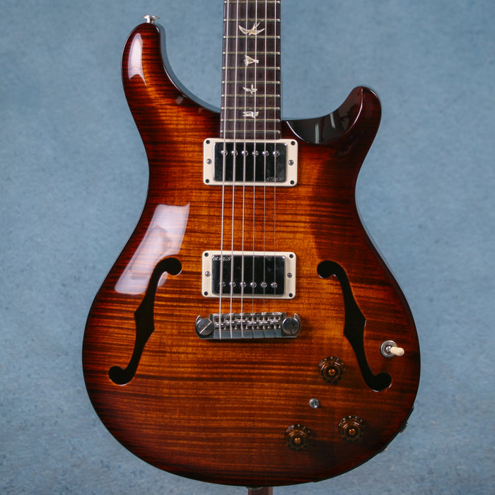 PRS Core Hollowbody II Piezo Semi Hollow Body Electric Guitar w/Case - Tiger Eye Sunburst - Preowned