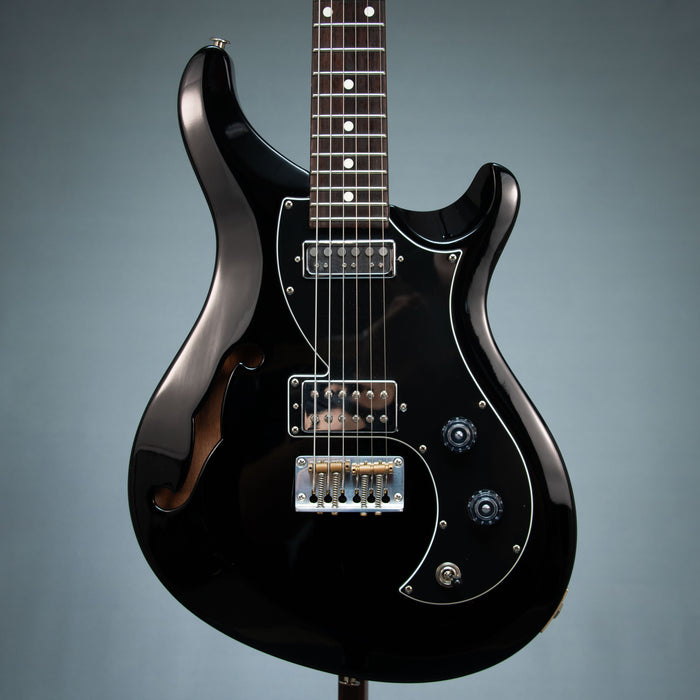 PRS 2021 S2 Vela Semi Hollow Electric Guitar w/Bag - Black - Preowned