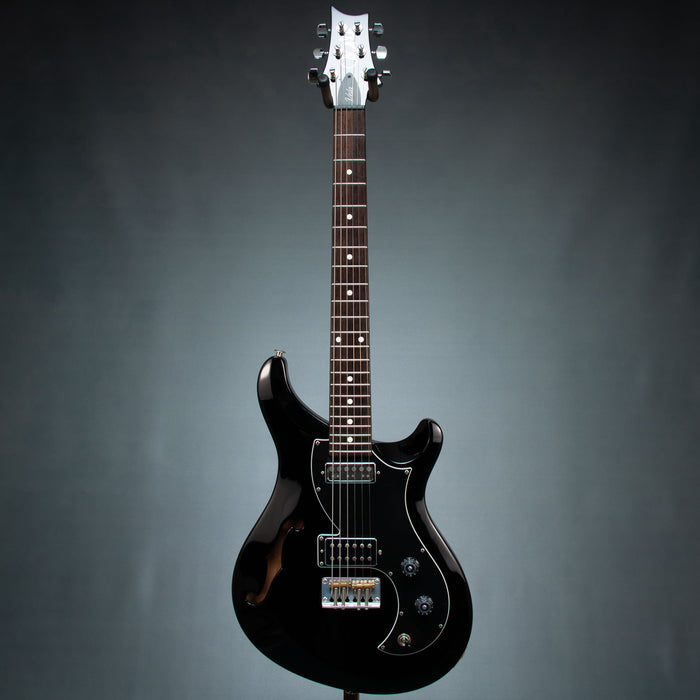 PRS 2021 S2 Vela Semi Hollow Electric Guitar w/Bag - Black - Preowned