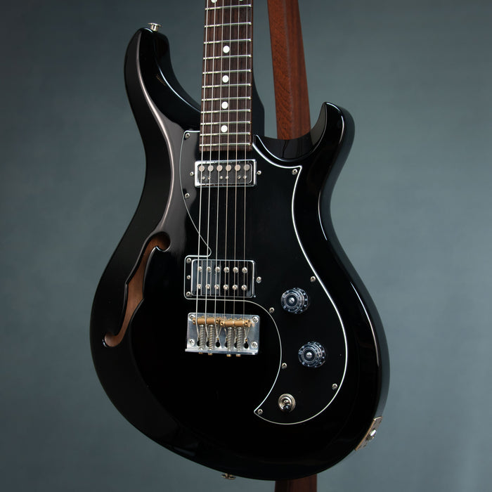 PRS 2021 S2 Vela Semi Hollow Electric Guitar w/Bag - Black - Preowned