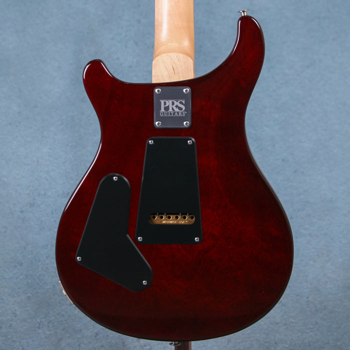 PRS CE24 Semi Hollow Electric Guitar w/Bag - Modified w/Stainless Steel Frets - Fire Red Burst - Preowned