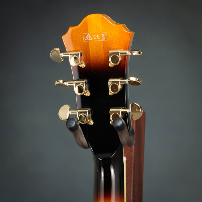 Ibanez AS153 Artstar Semi Hollow Electric Guitar w/Case - Antique Yellow Sunburst - Preowned