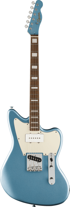 Squier Limited Edition Paranormal Offset Telecaster SJ Laurel Fingerboard Parchment Pickguard - Ice Blue Metallic