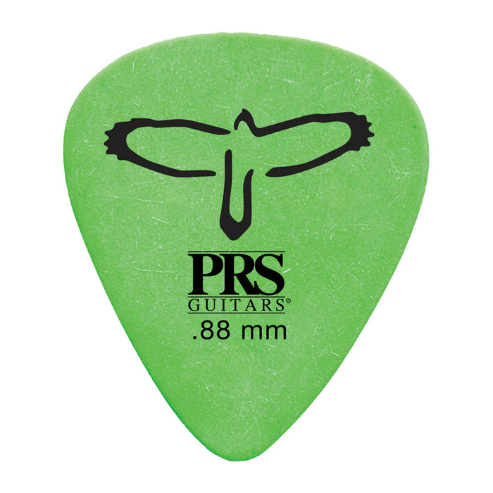 PRS Derlin Punch 0.88mm Green Picks - 12 Pack