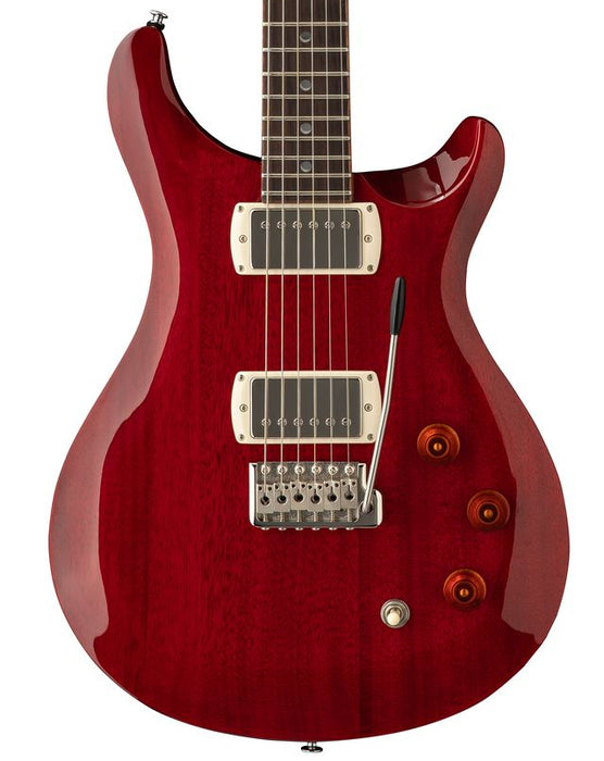 PRS SE DGT Standard Electric Guitar - Moons, Vintage Cherry