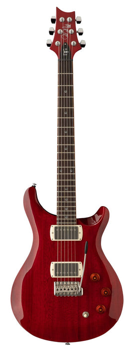PRS SE DGT Standard Electric Guitar - Moons, Vintage Cherry