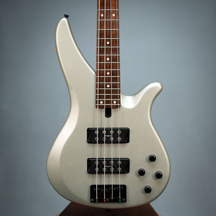 Yamaha RBX374 Electric Bass Guitar w/Bag - Silver - Preowned