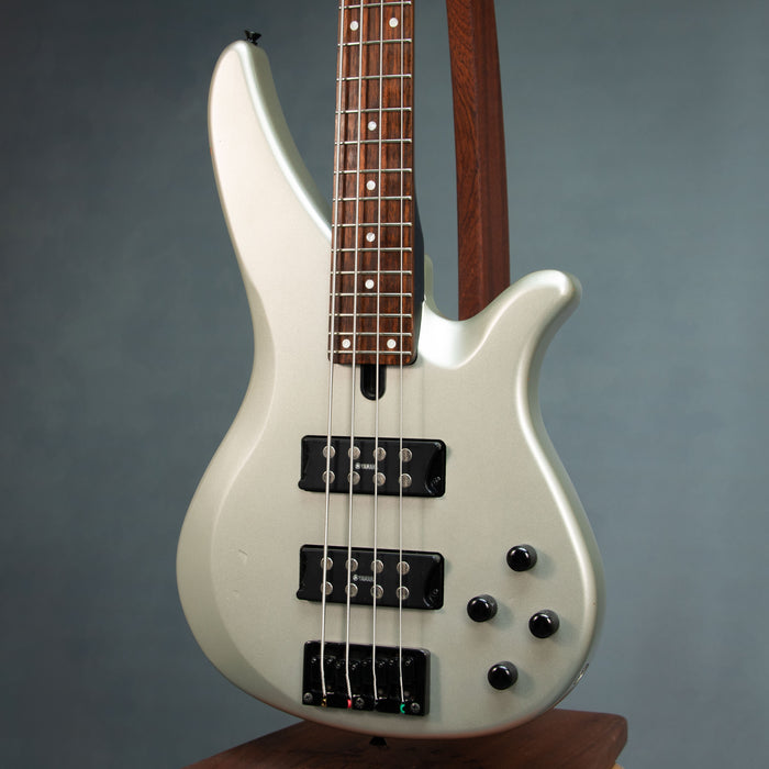 Yamaha RBX374 Electric Bass Guitar w/Bag - Silver - Preowned