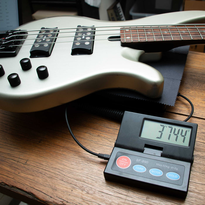 Yamaha RBX374 Electric Bass Guitar w/Bag - Silver - Preowned